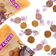 The Hampton Candy Company Nips classic caramel bag with creamy caramel tones.