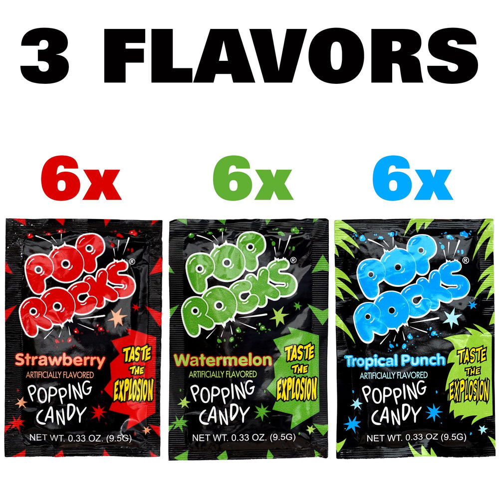 Pop Rocks Watermelon flavor from The Hampton Candy Company bursting with fruity fizz