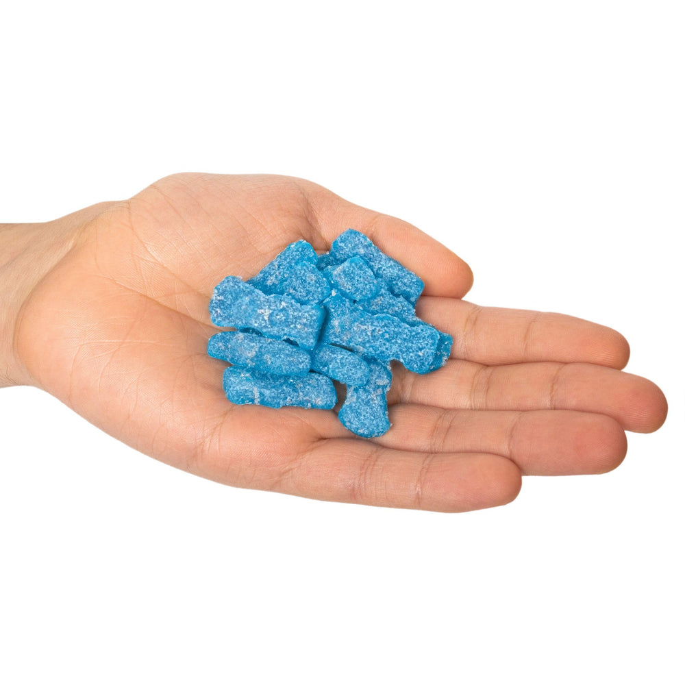The Hampton Candy Company Sour Kids Blue Raspberry party favors for celebrations.