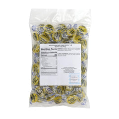 The Hampton Candy Company sugar-free lemon drops close-up highlighting bright tart flavor.