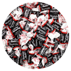 The Hampton Popcorn & Candy Company Tootsie Roll Midgees bulk bag front view, ideal for bulk treats.