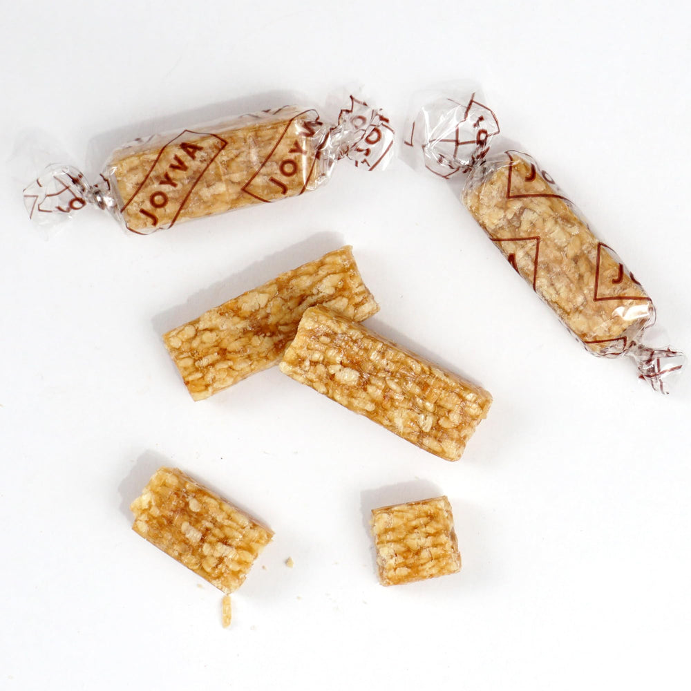The Hampton Sesame Crunch Bars on-the-go display ideal for lunches and school snacks
