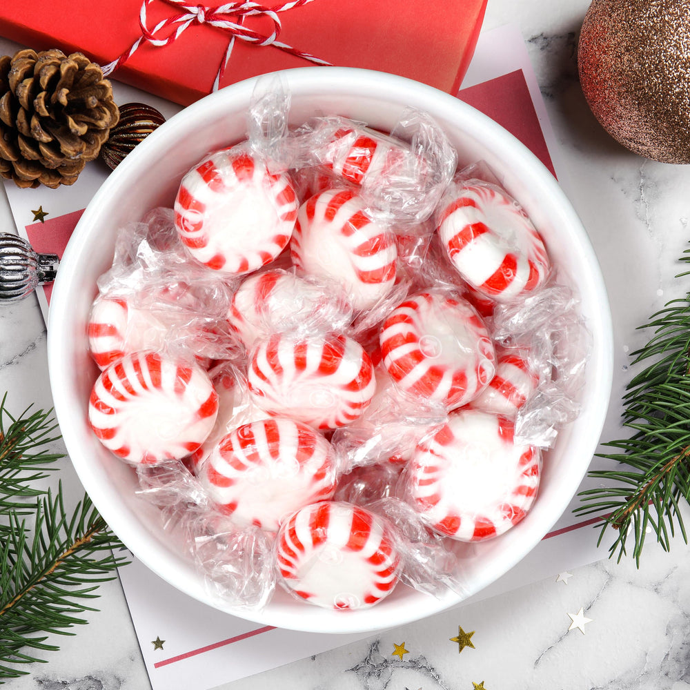 Office desk snacking with Starlight mints