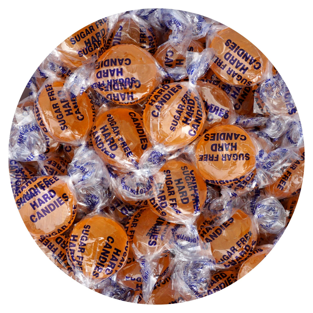 The Hampton Sugar-Free Butterscotch hard candy bulk bag for on-the-go snacking.