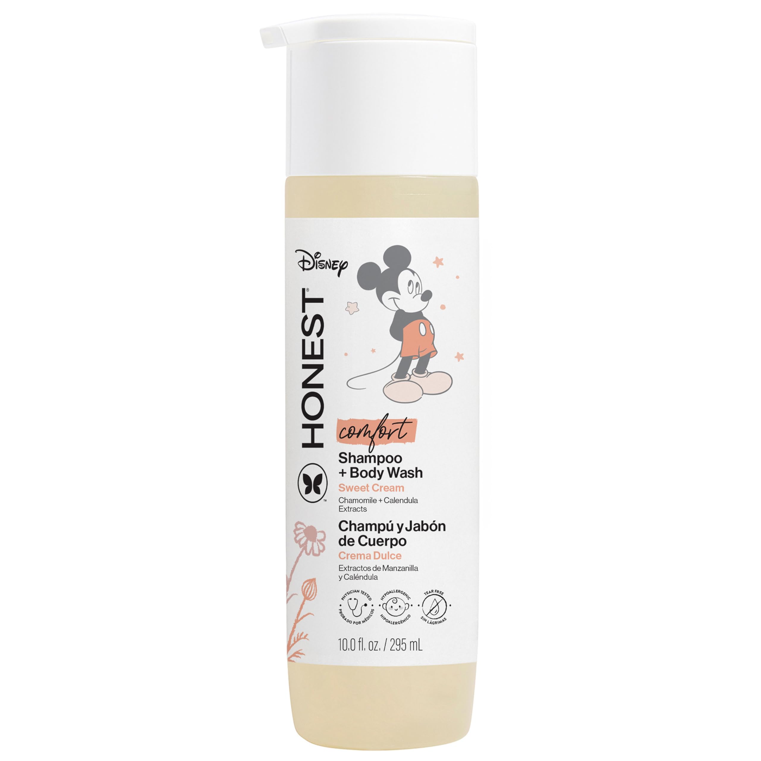 The Honest Company 2-in-1 Sweet Cream bottle for gentle baby cleansing