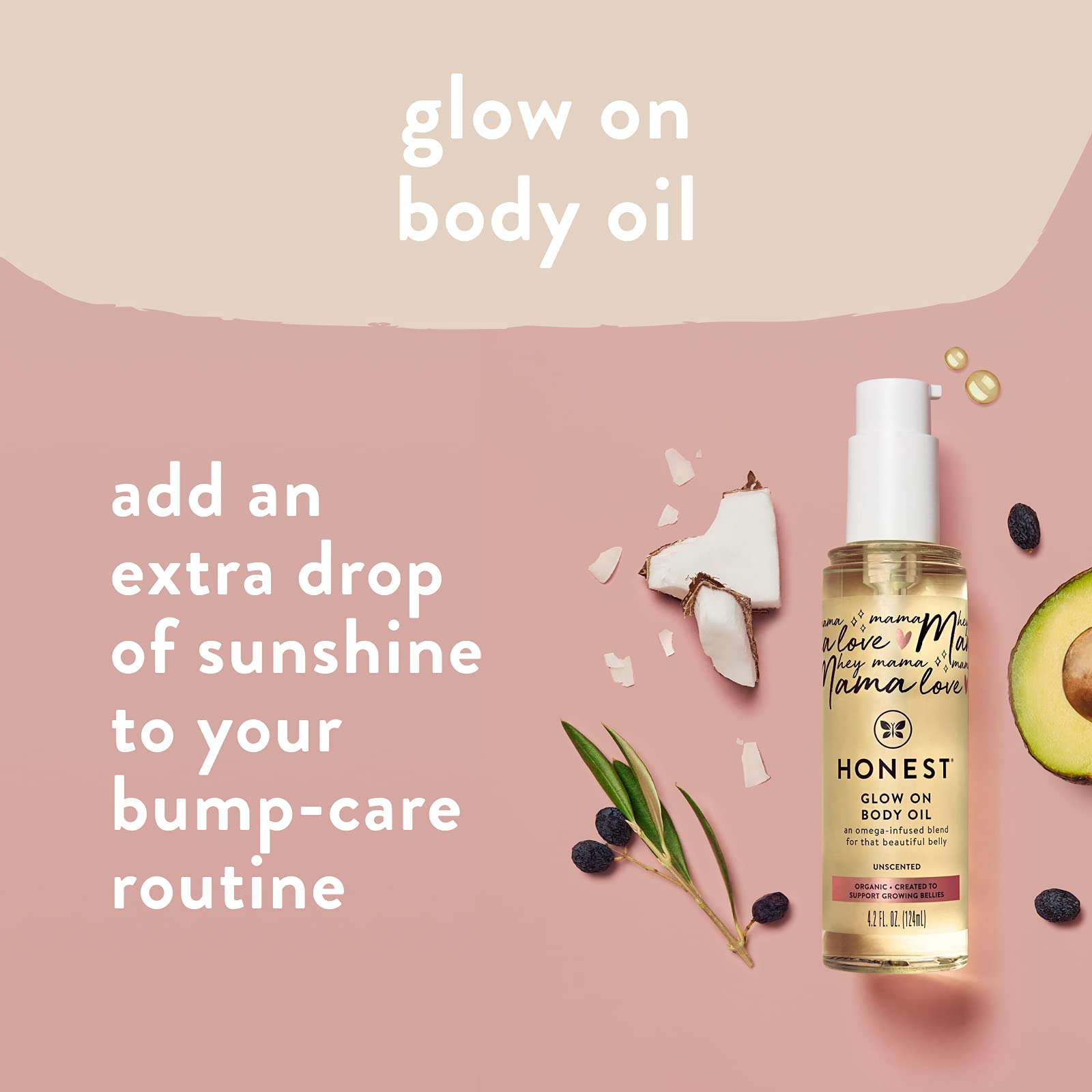 The Honest Company Rock the Bump Body Butter jar with rich shea and avocado offers itch relief.