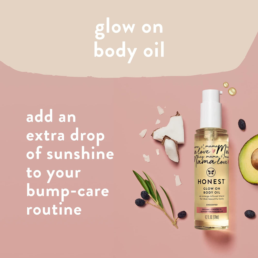 The Honest Company Rock the Bump Body Butter jar with rich shea and avocado offers itch relief.