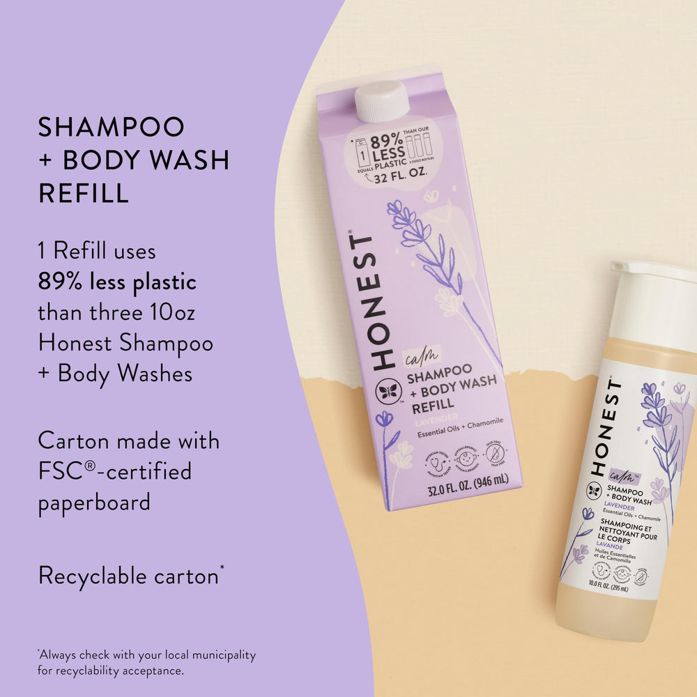 The Honest Company Citrus Vanilla carton pour for eco-friendly refill and value.