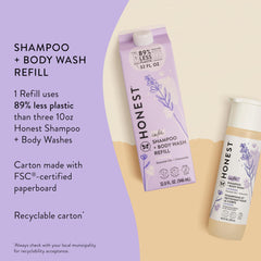The Honest Company Citrus Vanilla carton pour for eco-friendly refill and value.
