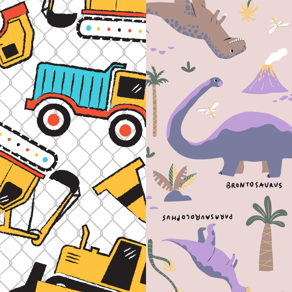 Playful prints inspire confidence during potty training.