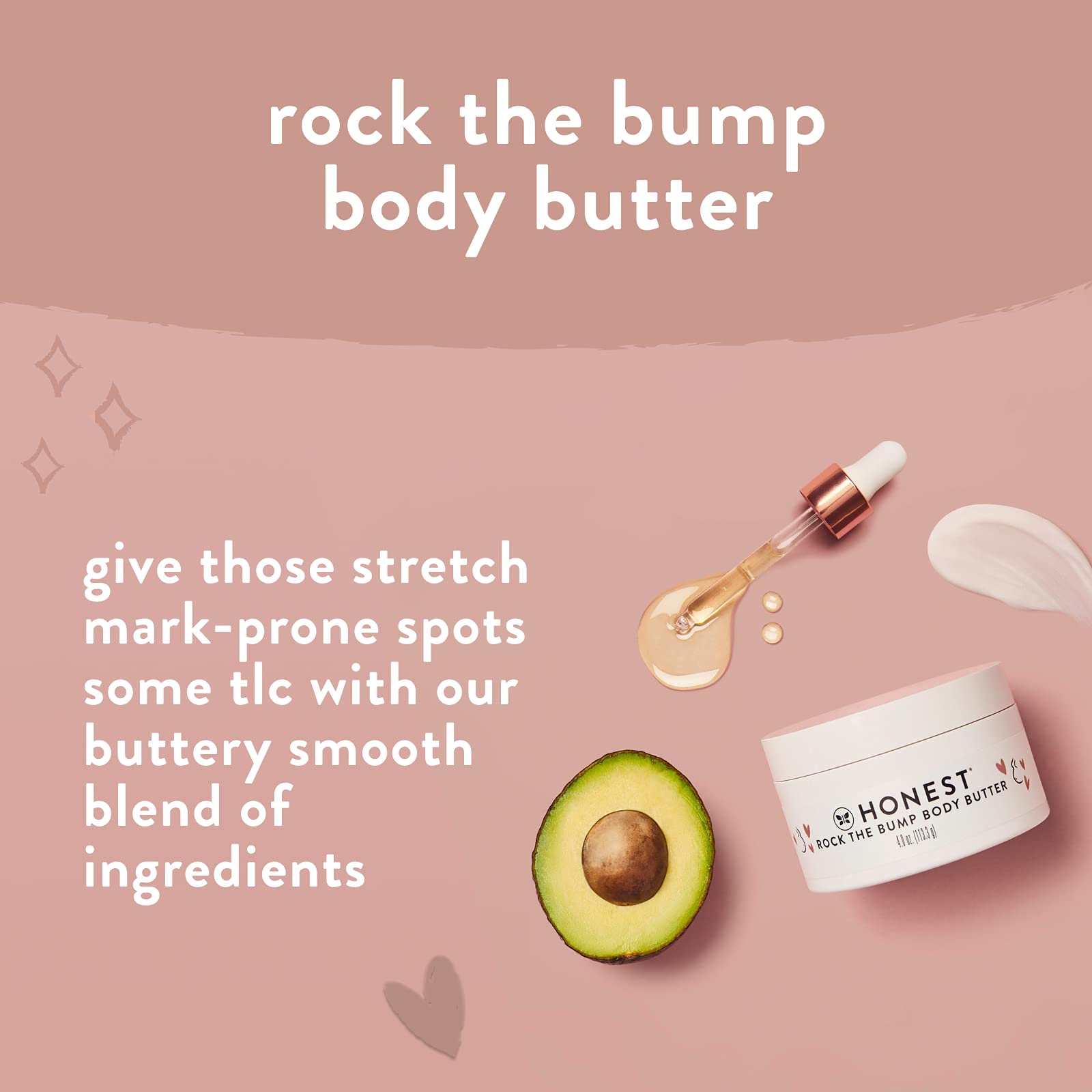 The Honest Company plant-based oil bottle features coconut, avocado, and olive oils for nourishment.