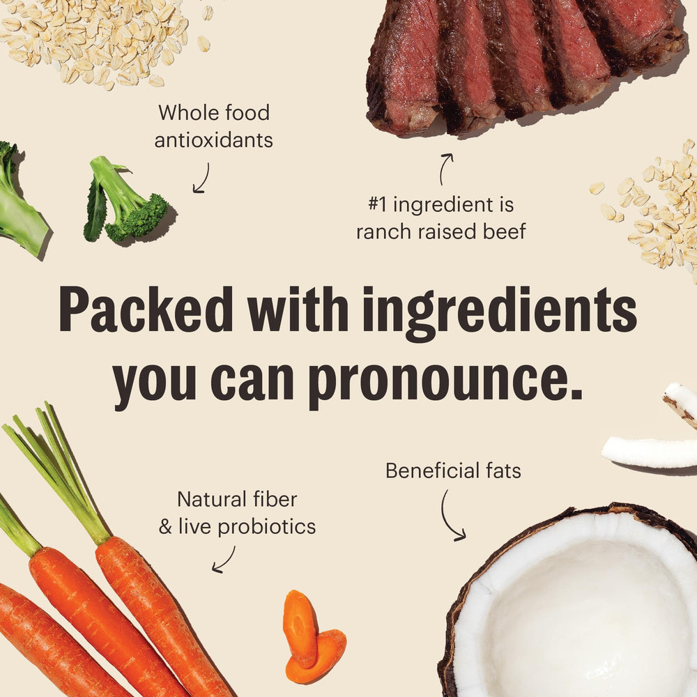Nutrition facts panel on Honest Kitchen packaging for informed choices