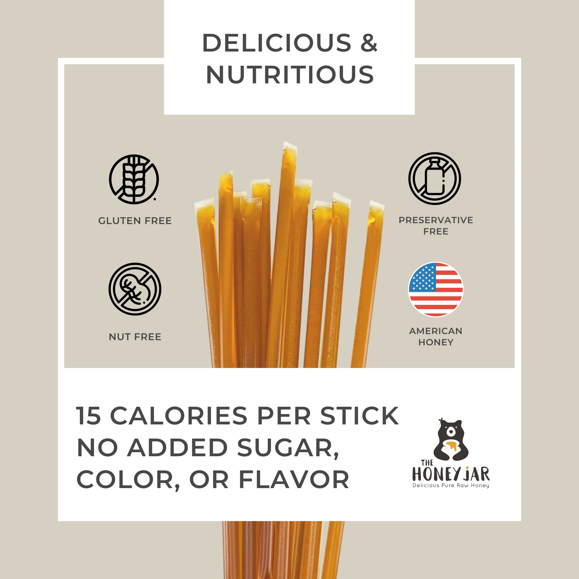The Honey Jar sticks used in beverages for quick flavor boost.