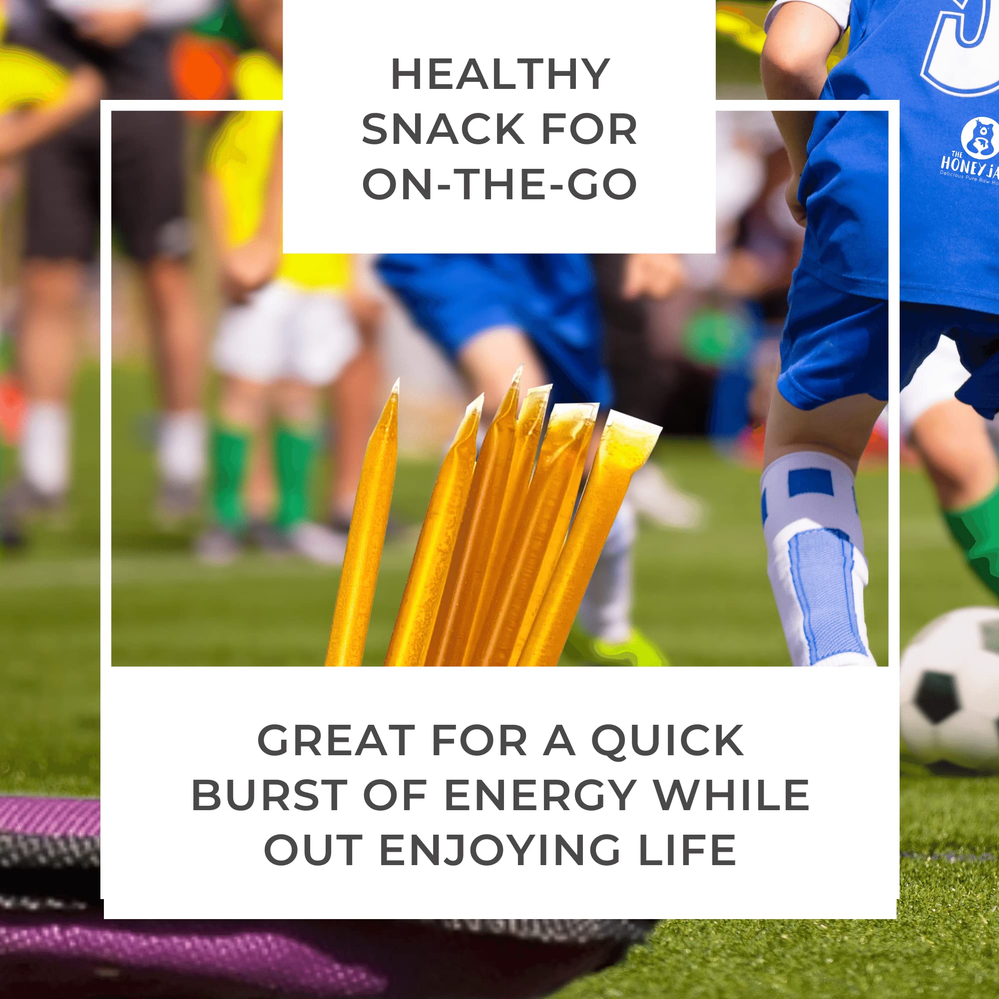 The Honey Jar on the go sticks demonstrate one pop opening.