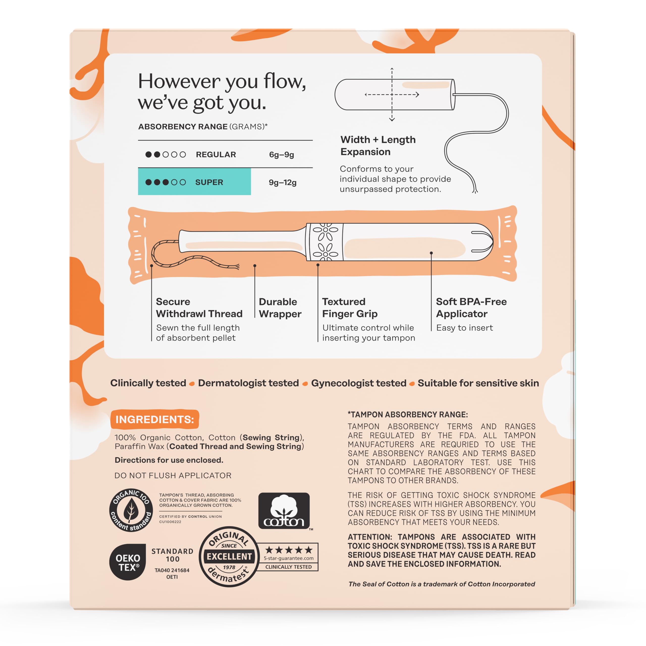 The Honey Pot 54-count three-pack for convenient, on-the-go needs