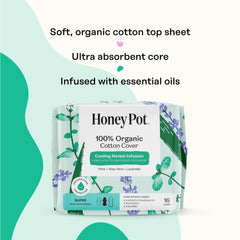 The Honey Pot Company organic cotton cover with wings showcases breathable protection.