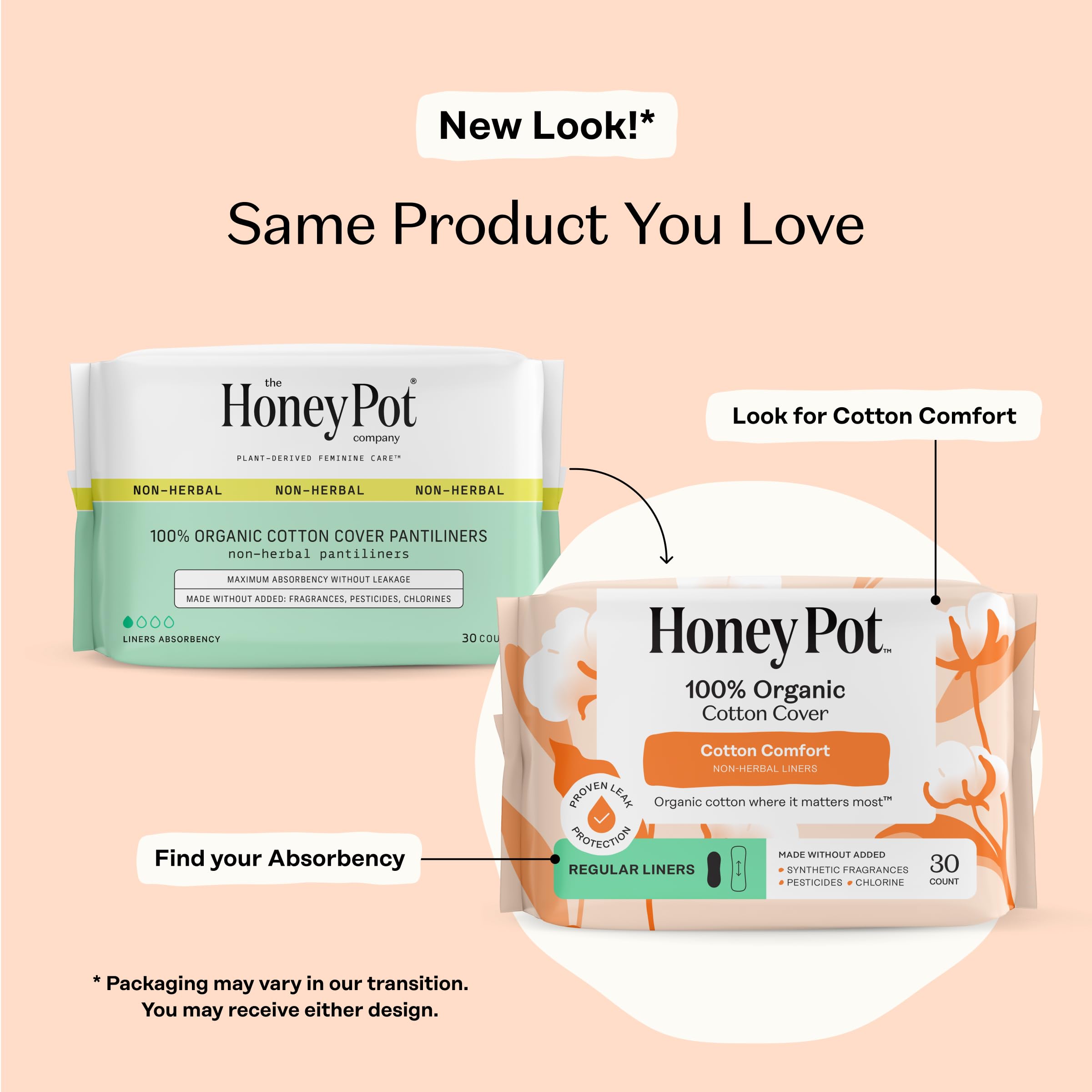The Honey Pot Company organic cotton cover feels soft against skin and breathes