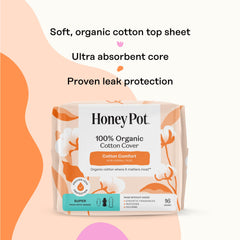 The Honey Pot fragrance-free pads minimize irritation for sensitive users.