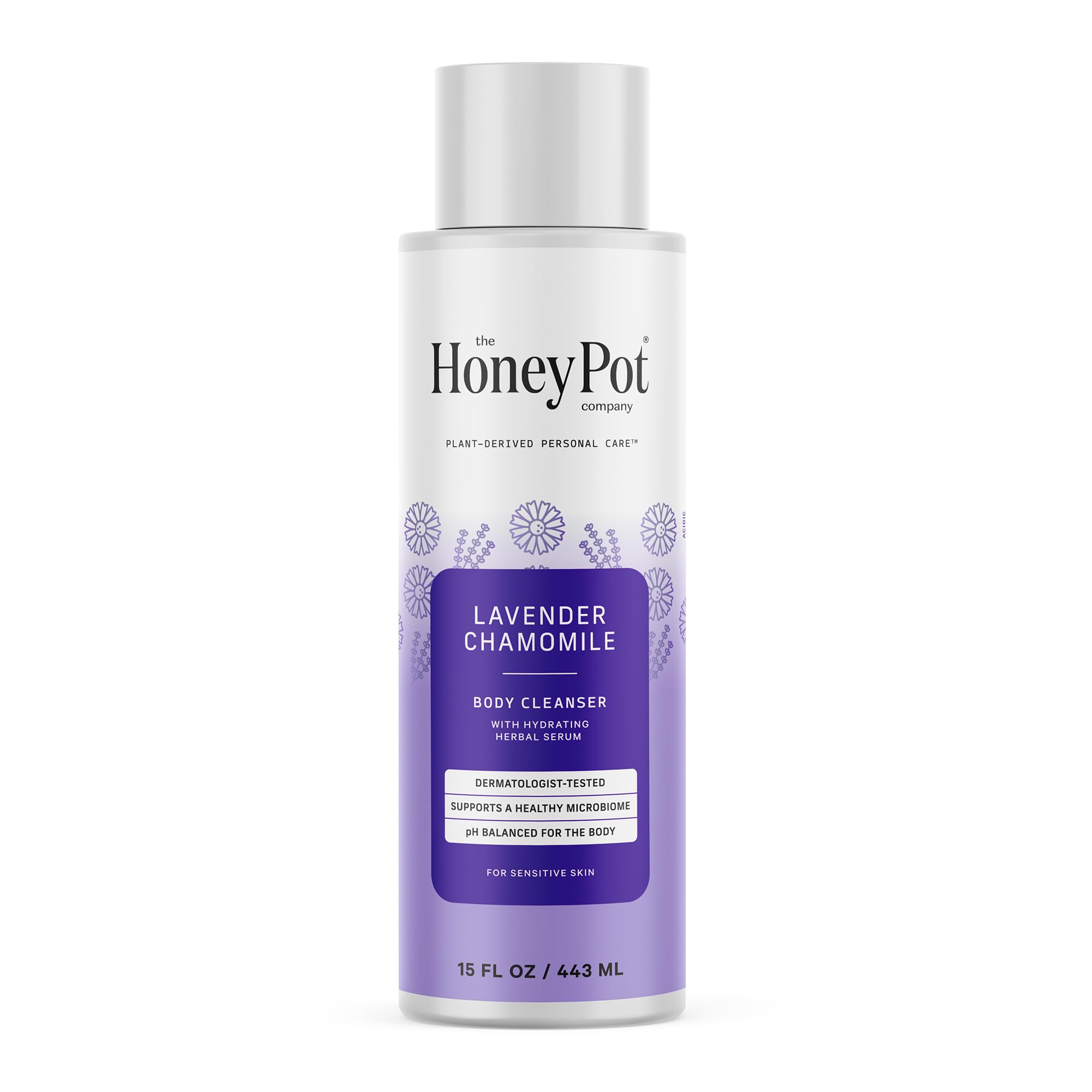The Honey Pot Lavender Chamomile bottle for gentle daily cleanse