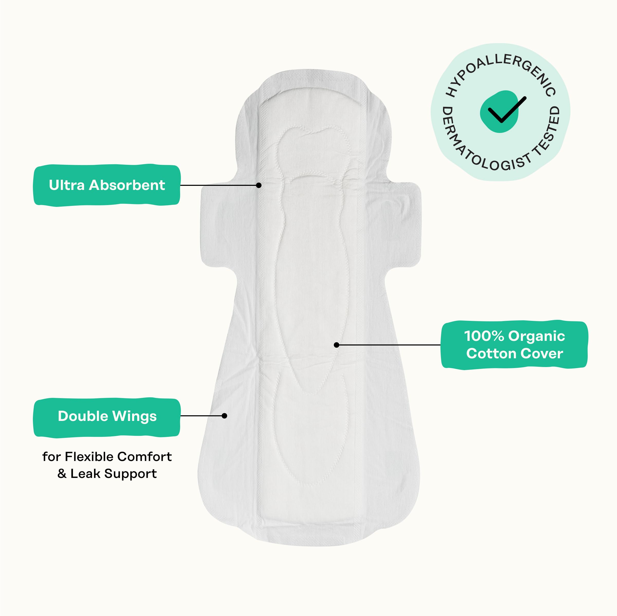 The Honey Pot Company lavender-infused pad for gentle aroma.
