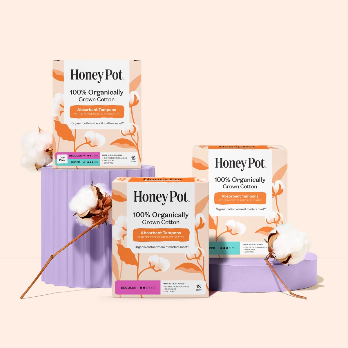The Honey Pot natural feminine care brand emphasizes plant-based hygiene