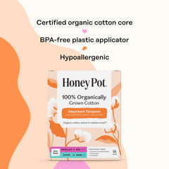 The Honey Pot cord removal feature close-up illustrates easy, secure removal.