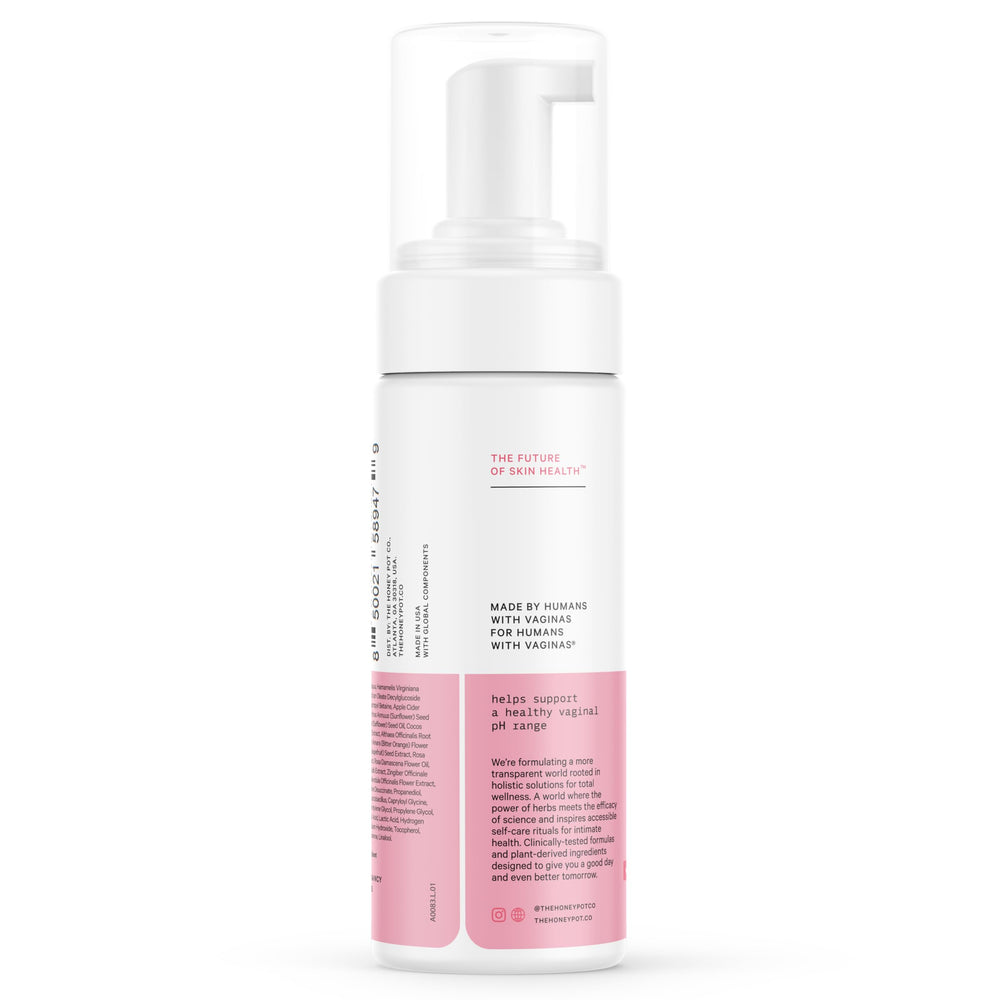 The Honey Pot Witch Hazel Wash paired with wipes suggests pH support opportunities.