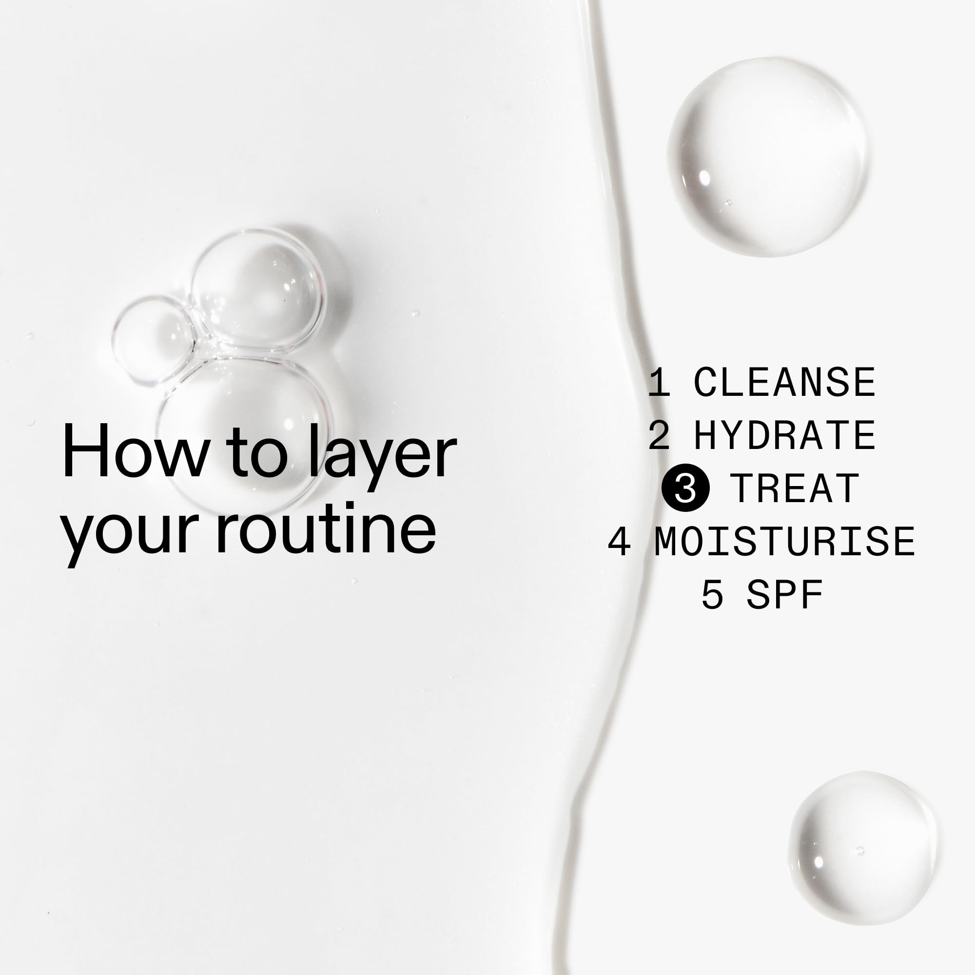 The INKEY List Collagen Peptide Serum texture image suggests a quick-absorbing, non-greasy finish.