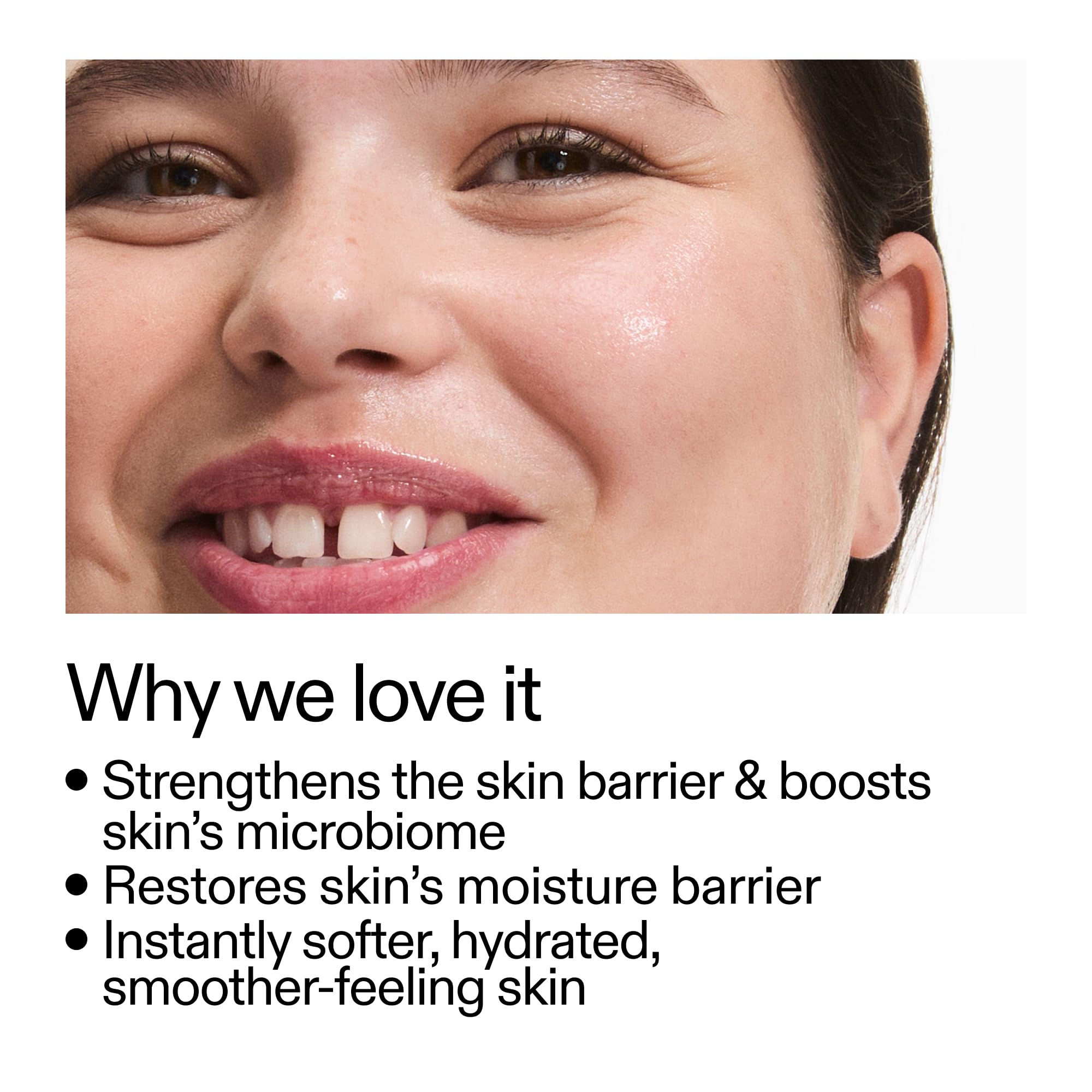 The INKEY List Ectoin Hydro-Barrier Serum texture swirl highlights lightweight, quick-absorbing hydration.