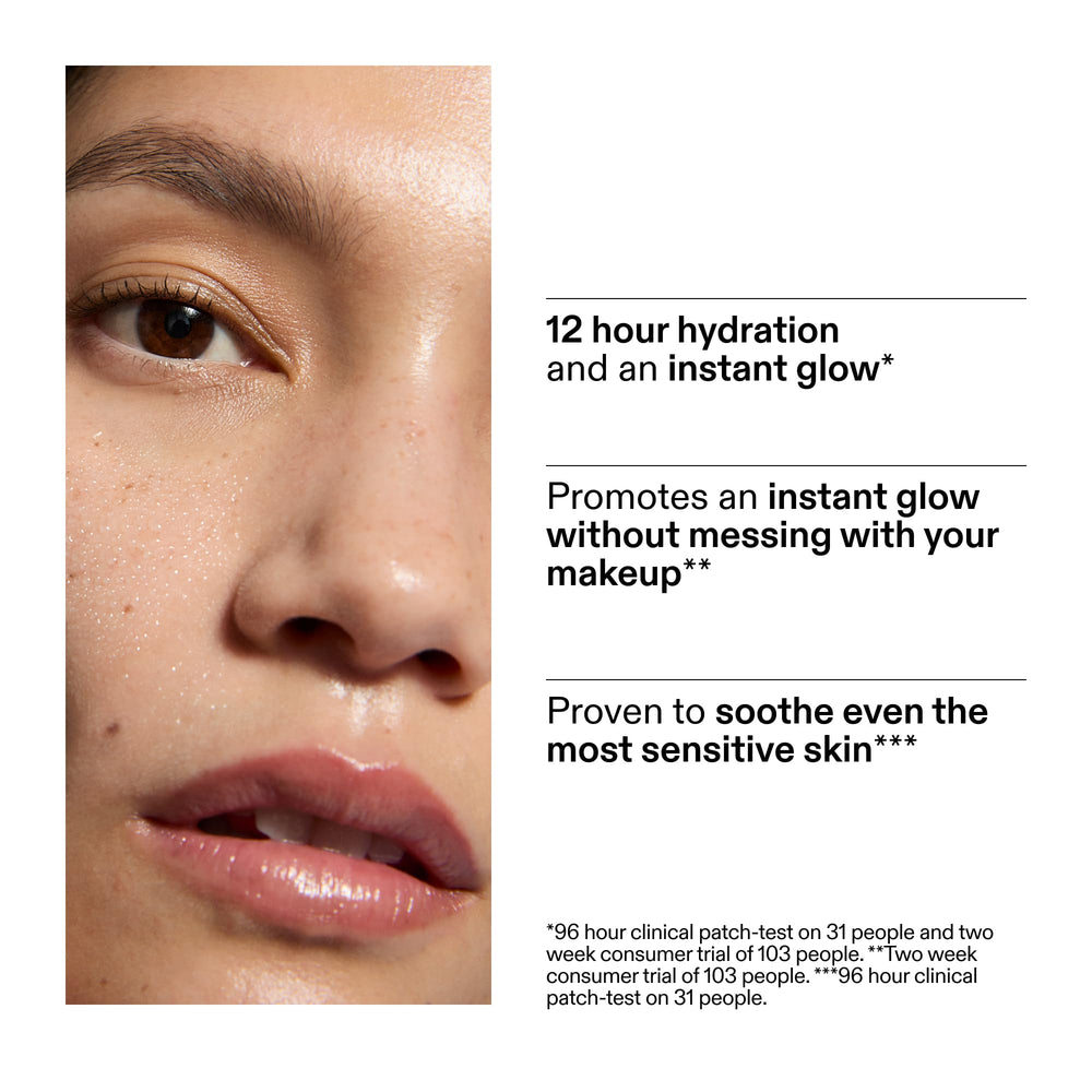 The INKEY List Hydro-Surge Dewy Mist creating a subtle glow on the skin