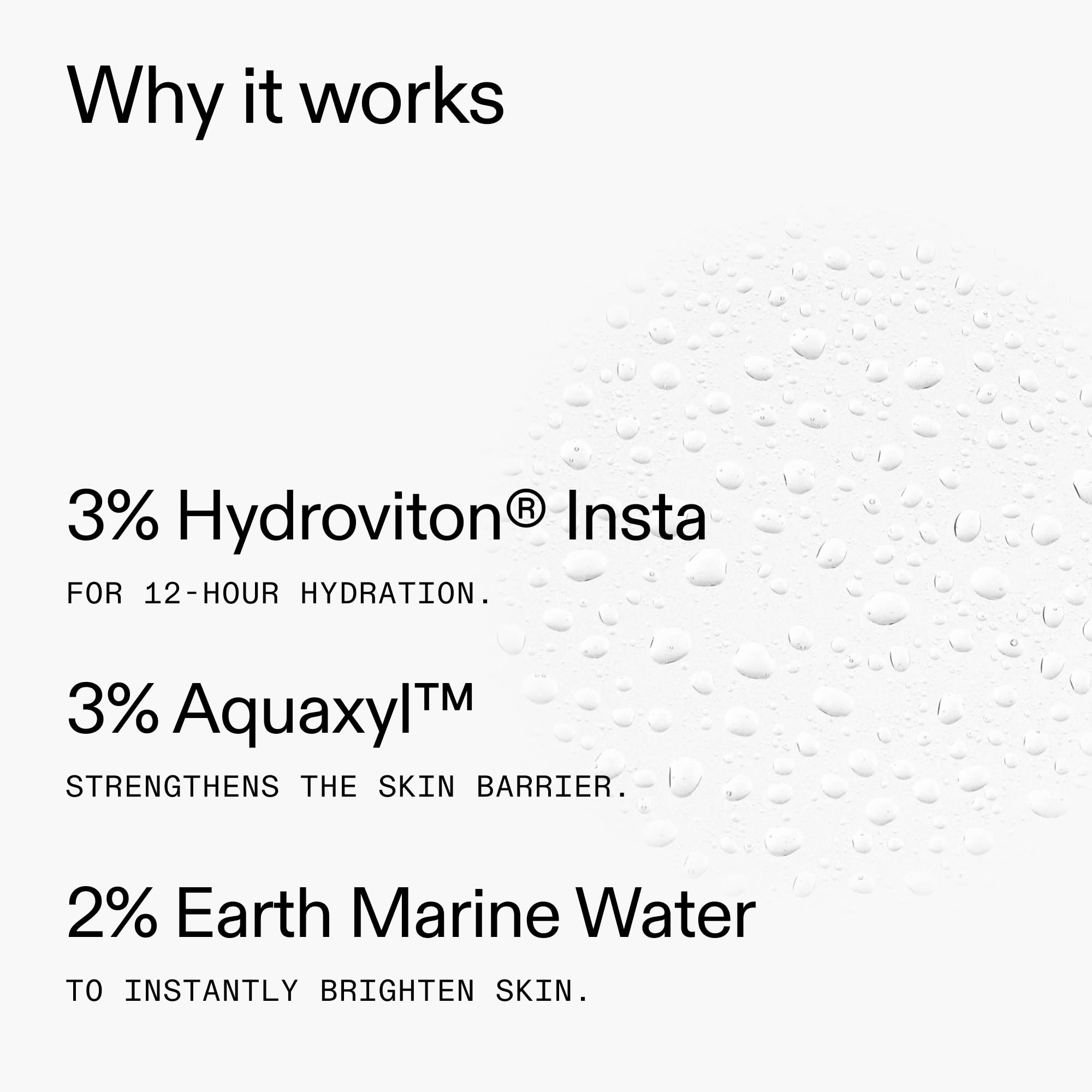 The INKEY List Hydro-Surge Dewy Mist on vanity setup with other skincare