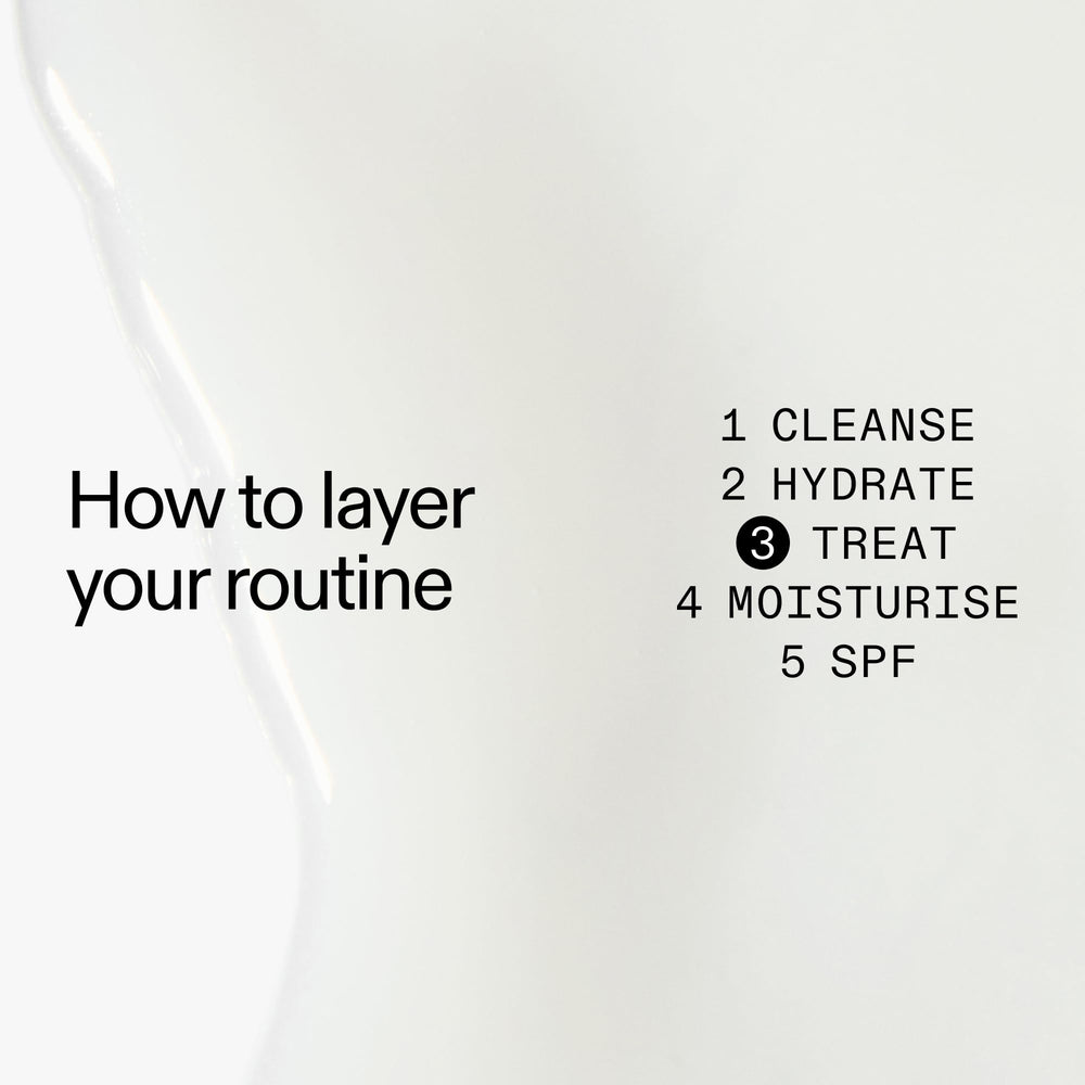 Application on hand of The INKEY List Polyglutamic Acid Serum demonstrates surface hydration