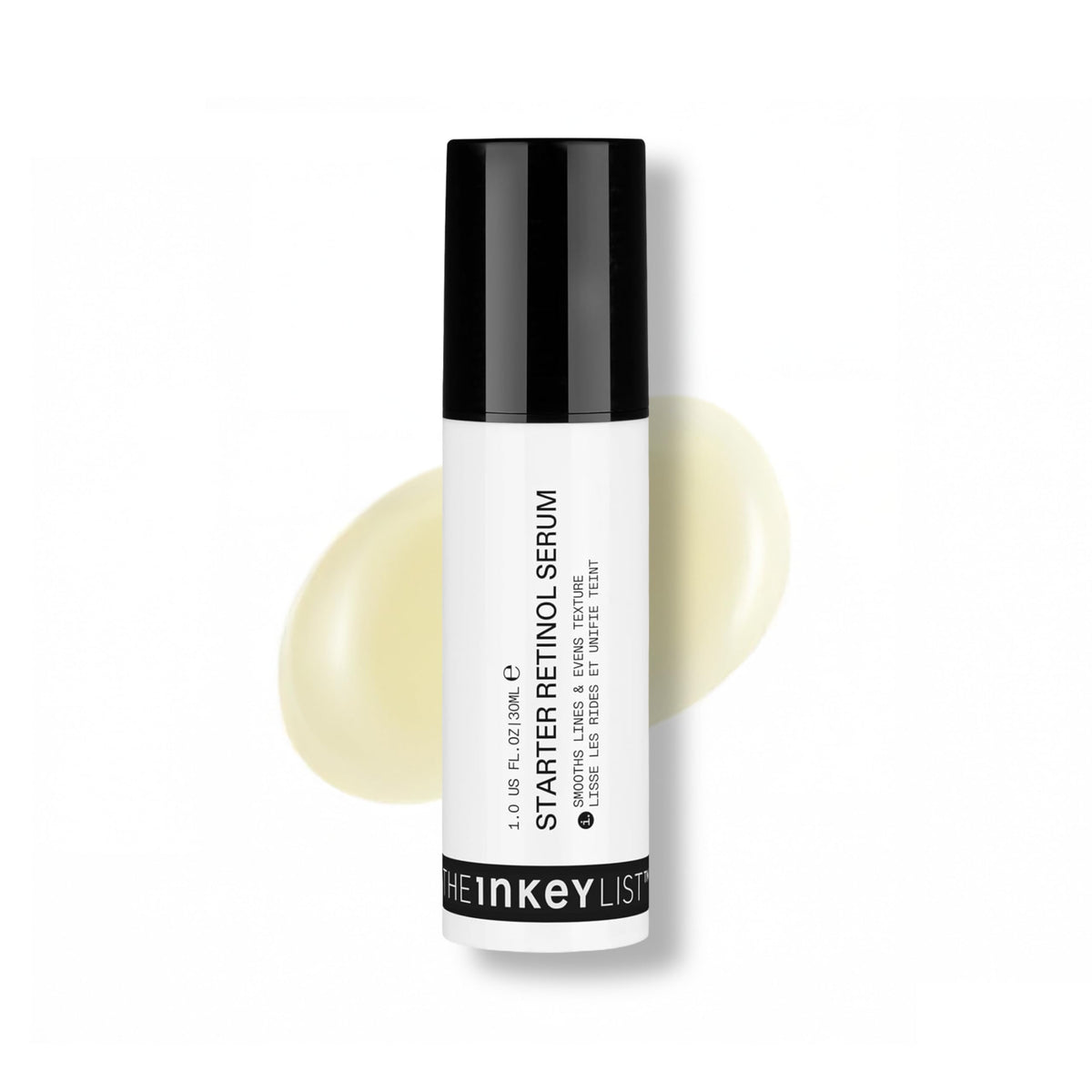 The INKEY List Starter Dual Retinol Serum bottle for night renewal.