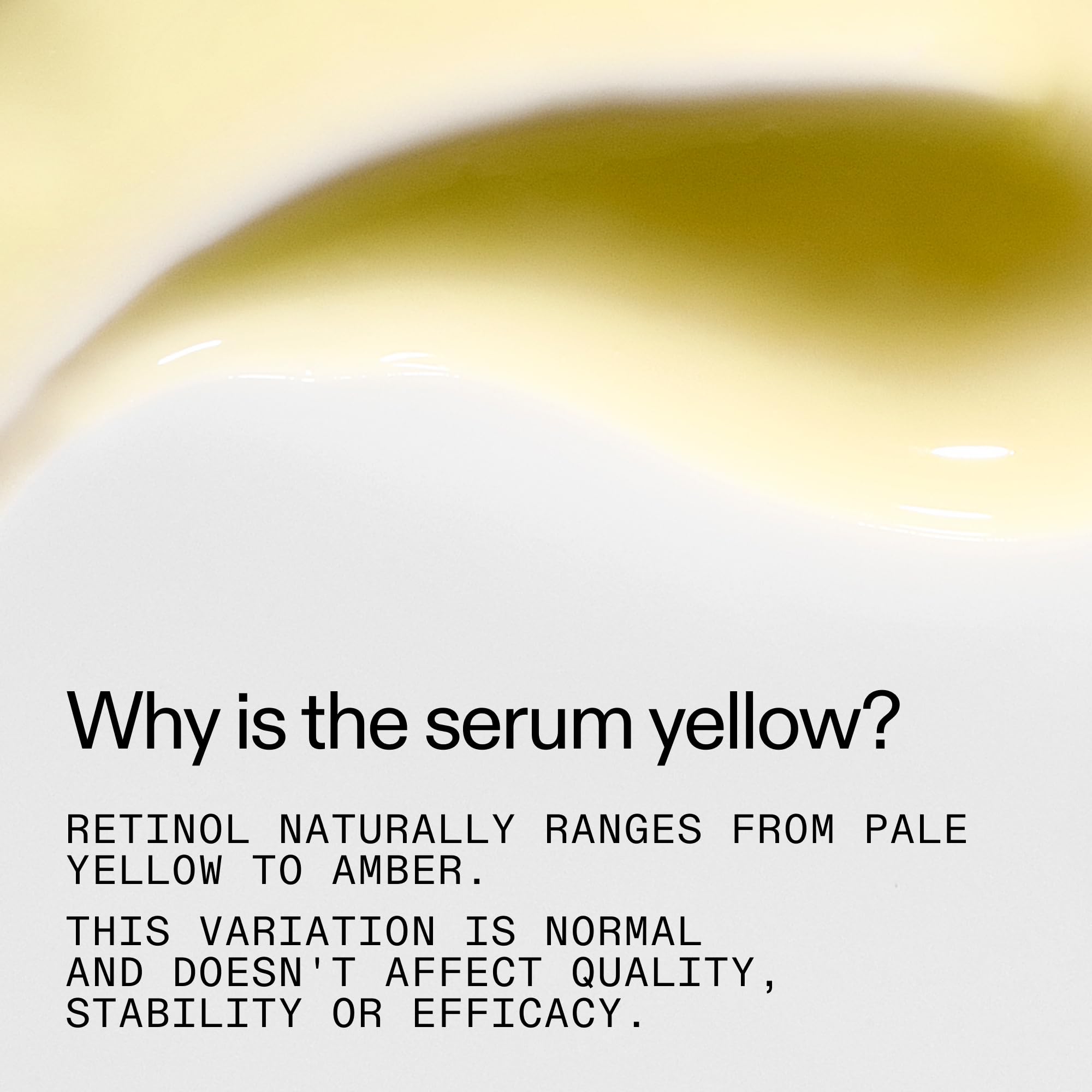 Ingredient list with encapsulated retinol and barrier support.