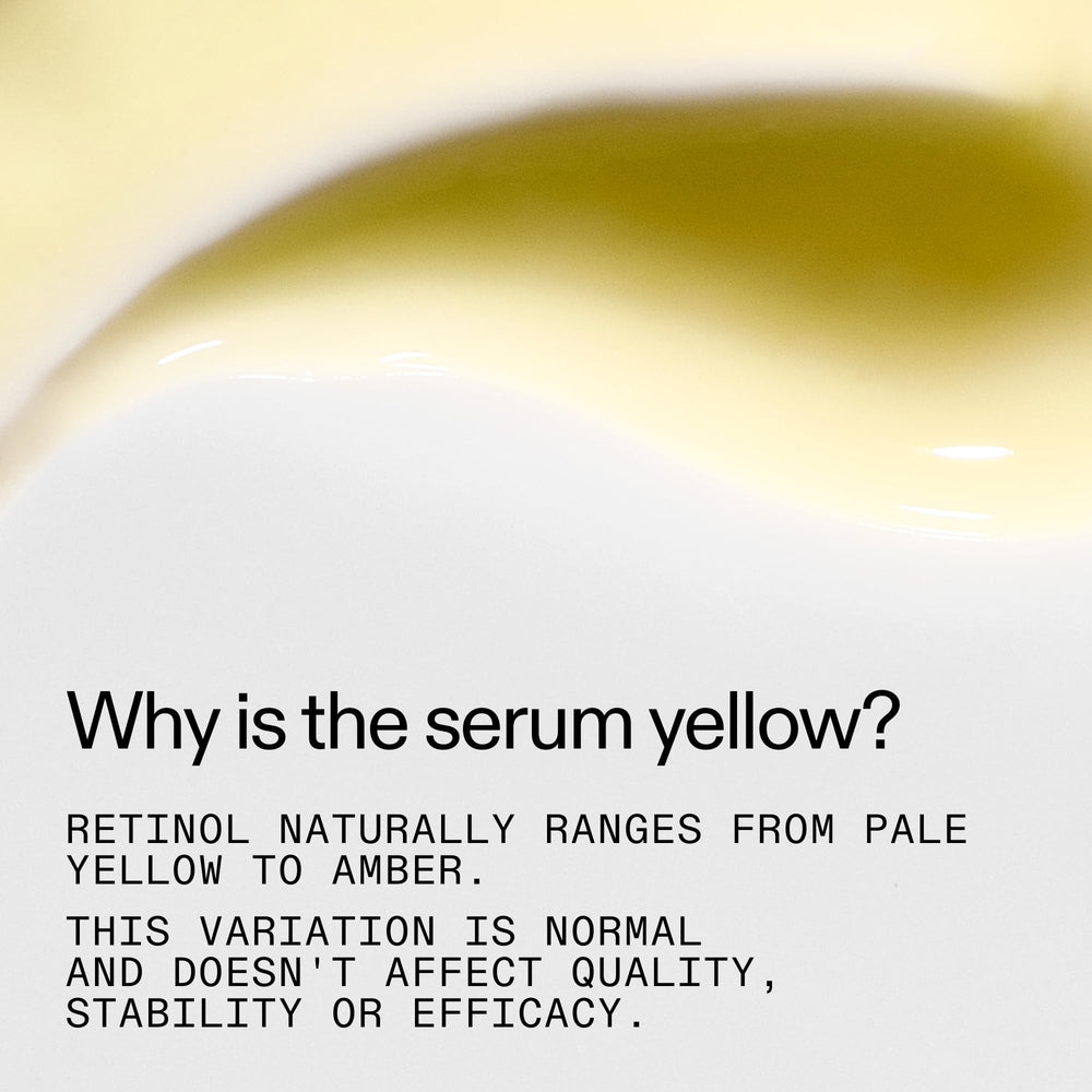 Ingredient list with encapsulated retinol and barrier support.