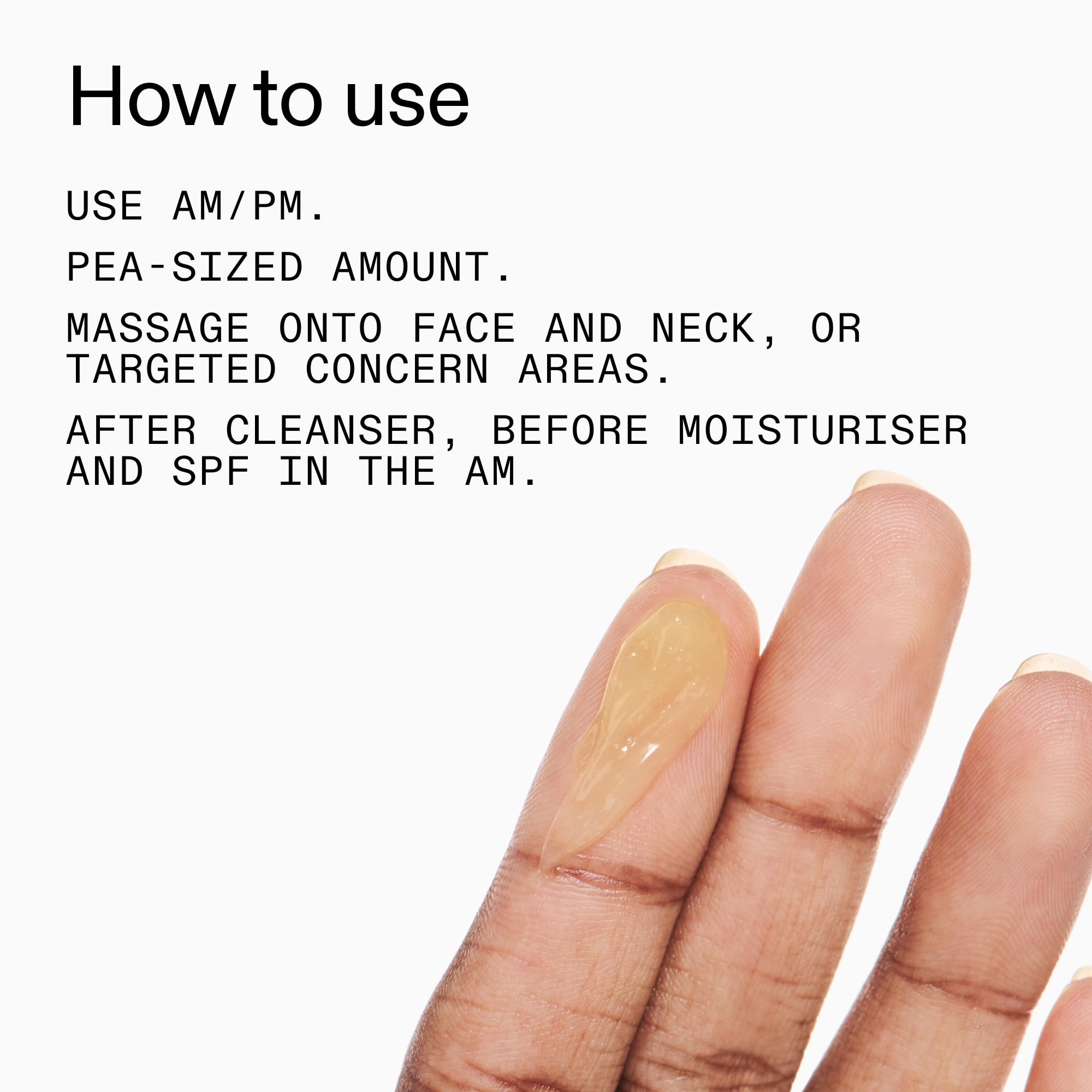 Night-time use with The INKEY List Tranexamic Acid Serum for even-toned skin