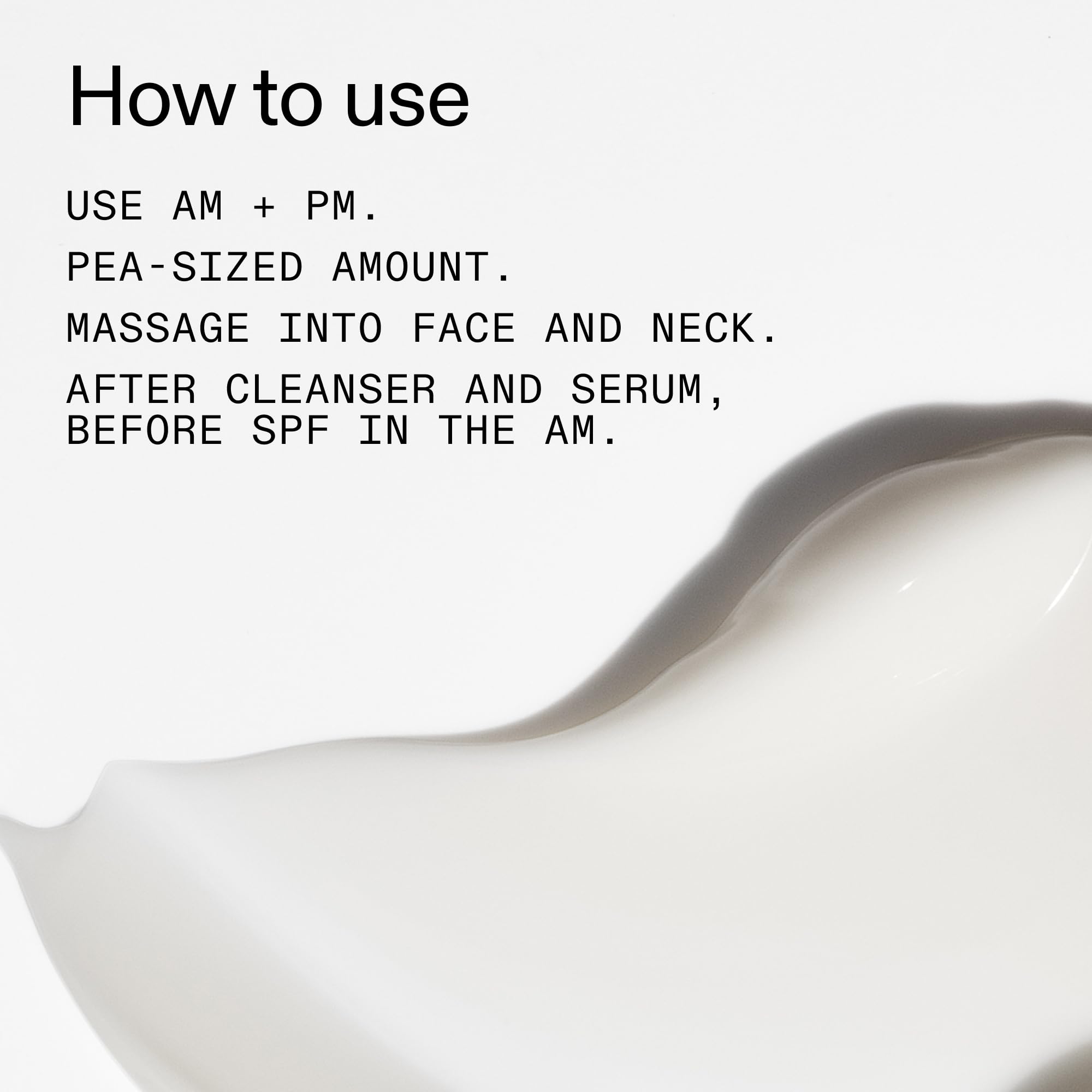 Vegan and cruelty-free formulation indicated on the packaging of The INKEY List moisturizer