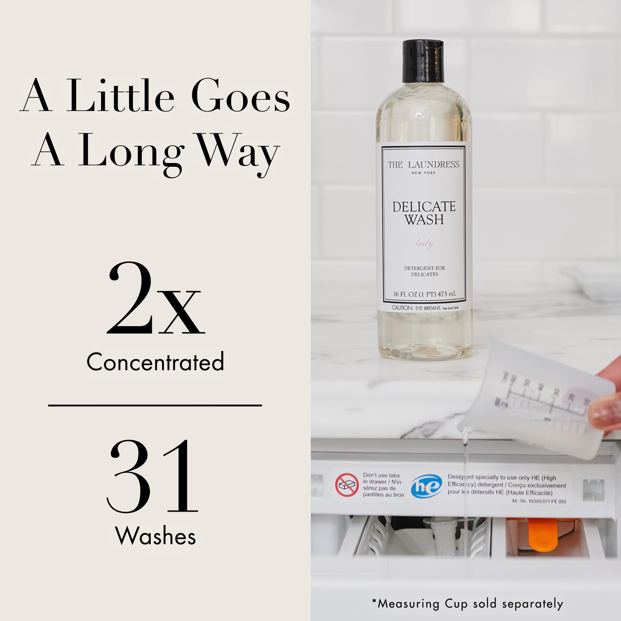 The Laundress Delicate Wash lingerie-fabric-care photo underscores gentle cleansing for silk and satin.