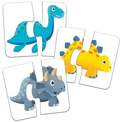 The Learning Journey self-correcting pieces help kids find the unique matching partner.