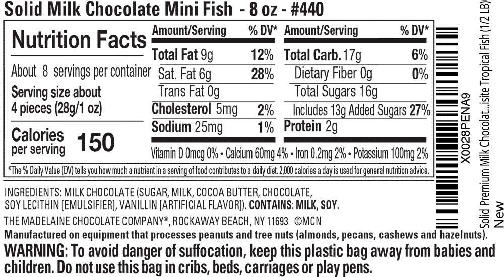 Mini fish chocolates in colorful foil, Easter-ready presentation