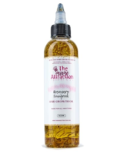 The Mane Attraction packaging and label emphasize natural, botanical ingredients.