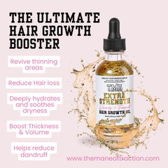 The Mane Attraction Rosemary Fenugreek Oil dropper enables precise scalp nourishment.