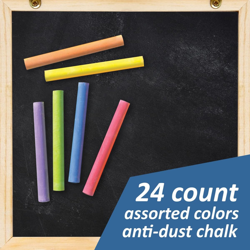 The Mega Deals colored chalk sticks in vibrant hues for bold visuals