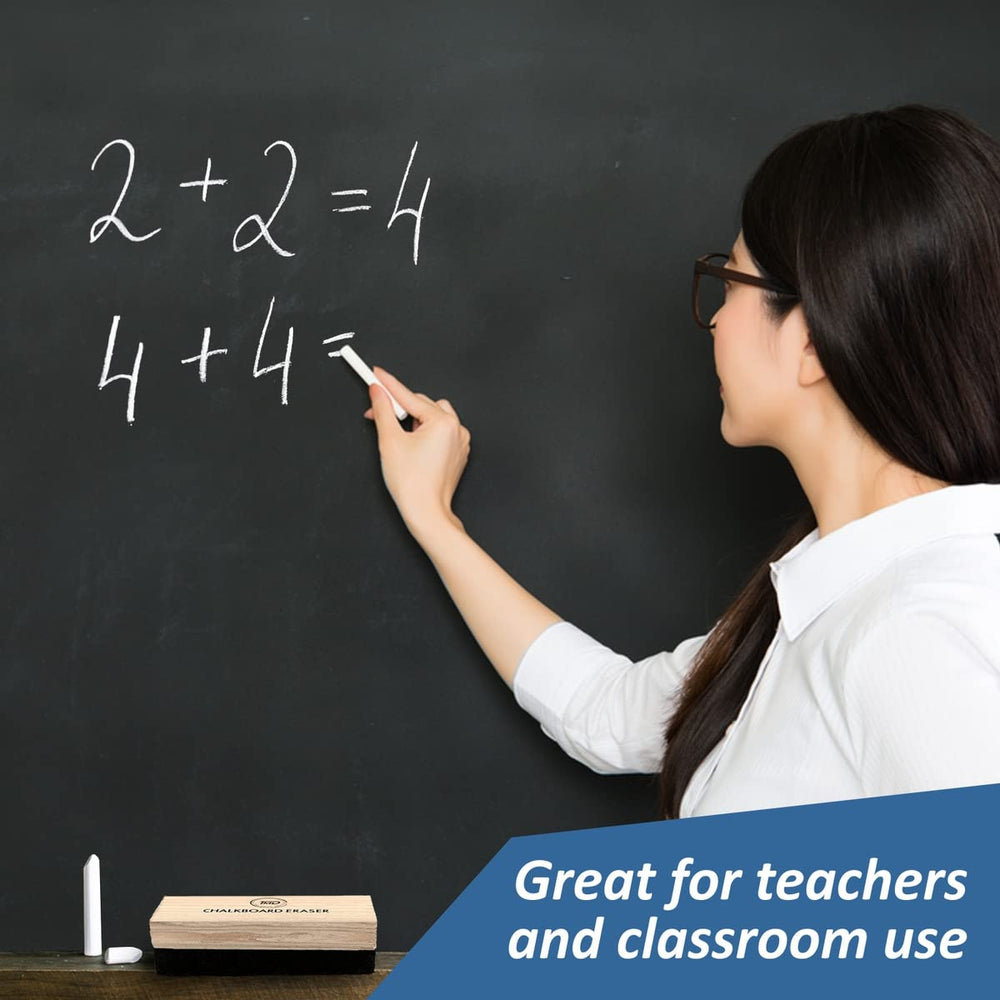 The Mega Deals durable chalk formula resists breaking and skipping on boards.
