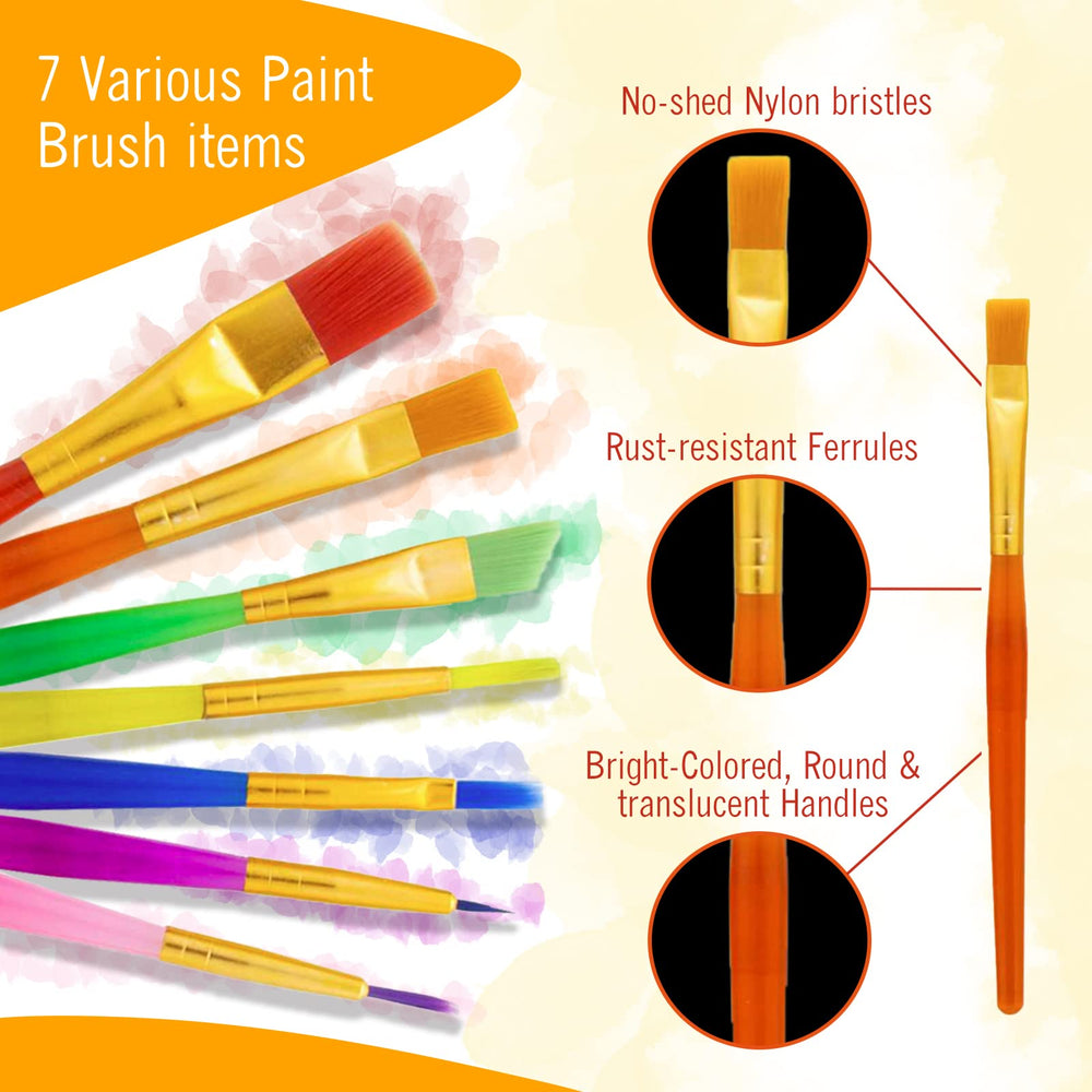 Washable, non-toxic paints suitable for beginners and classroom use.