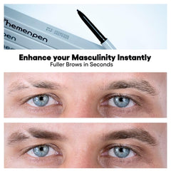 The Men Pen beard filler blends naturally for fuller facial hair.