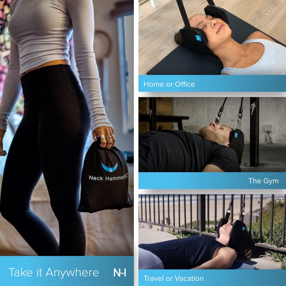 The Neck Hammock doctor and physical therapist designed device.