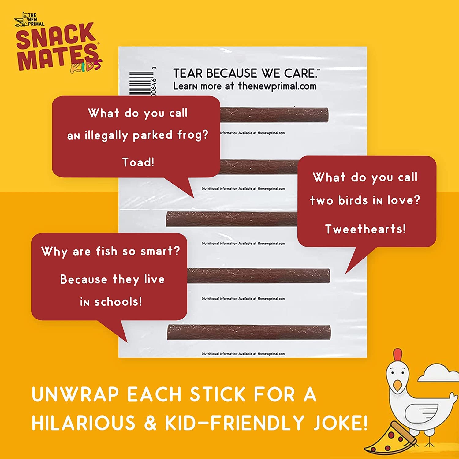 Kid enjoying The New Primal Snack Mates lunchbox snack at school