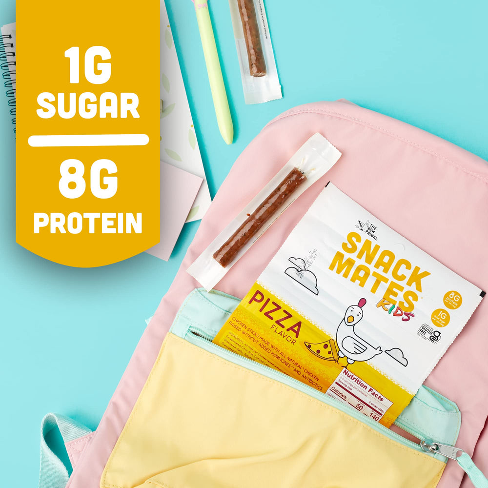 Portable protein stick from The New Primal Snack Mates for on-the-go use