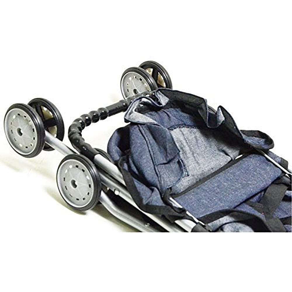 The New York Doll Collection My First Doll Stroller Denim Dimensions 20.5 x 10 x 20.5 inches fit.